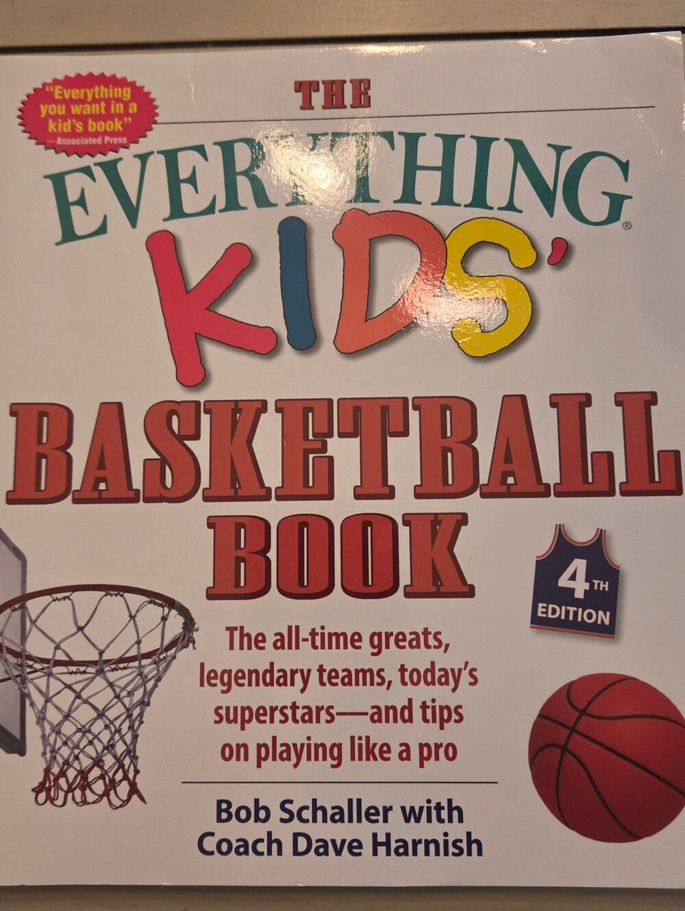"The Everything Kids Basketball Book" - Paperback - By Bob Schaller